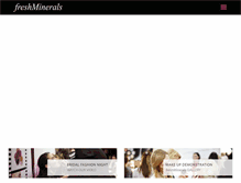 Tablet Screenshot of freshmineralsusa.com